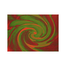 Colour Swirl Canvas Print