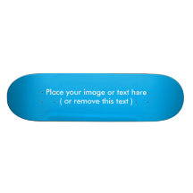 Colour template light blue skate decks