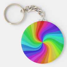 colour twisted keychain