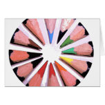 Colour wheel cartoon cards