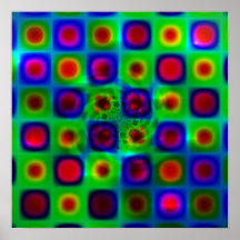 Coloured Blocks #1 Posters