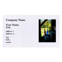 Coloured Bottles on Steps Business Card Template