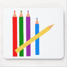 Coloured Pencils Mousepads