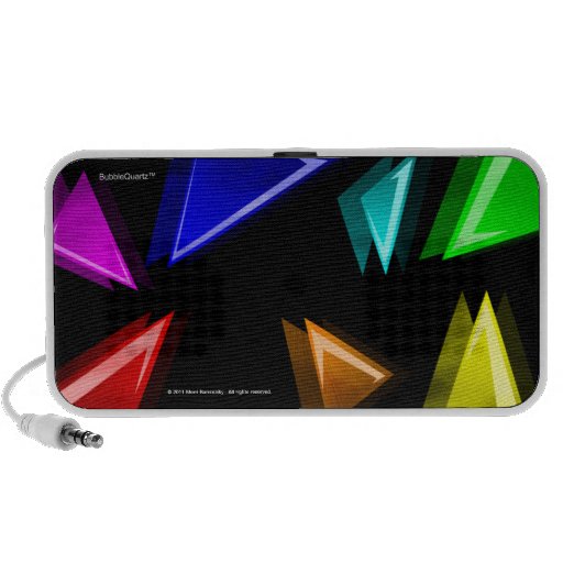 Coloured shards Doodle speaker
