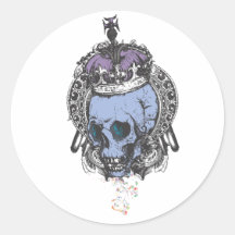 coloured.skull stickers