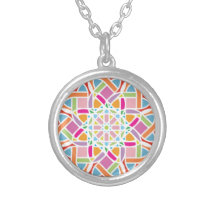 Colourful Abstract Pendant