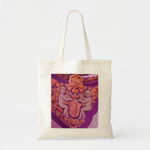 colourful angel cherubs canvas bags