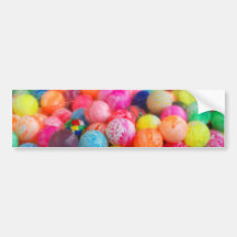 colourful balls bumper sticker