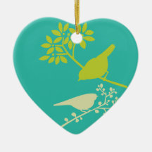 Colourful Birds Christmas Tree Ornaments