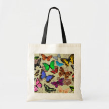 Colourful Butterflies Tote Bag