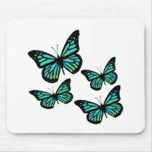 Colourful Butterfly Butterflies Mousepad