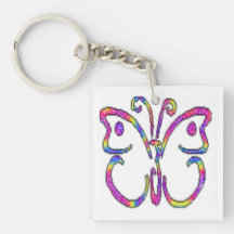 Colourful Butterfly Key-Chain