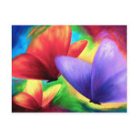 Colourful Butterfly Painting - Multi postcards