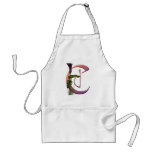 Colourful Calla Initial C Apron