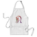 Colourful Calla Initial N Aprons