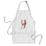 Colourful Calla Initial Y Apron