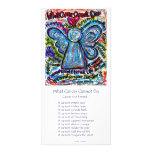 Colourful Cancer Angel Photo Card