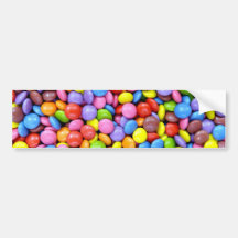 Colourful Candy Bumper Sticker