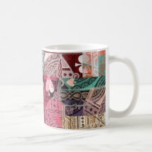 'Colourful cards'art Mug