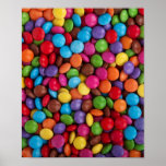 Colourful Chocolate Candy Poster