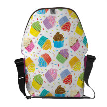 Colourful Cupcake Messenger Bag