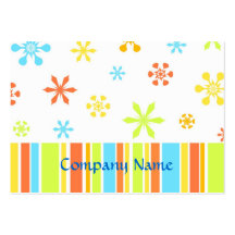 Colourful designs business card
