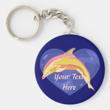 Colourful Dolphin Keychain