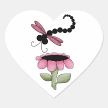 Colourful Dragonflies Stickers