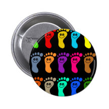 Colourful Feet Pins