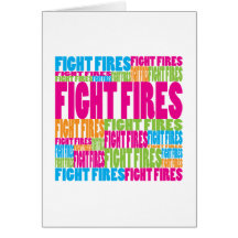 Colourful Fight Fires Cards