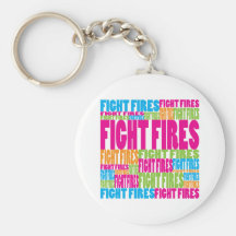 Colourful Fight Fires Key Chains