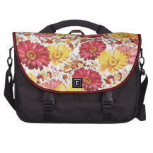 Colourful  Flower Design Laptop bag