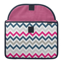 Colourful Fuchsia Chevron ZigZag Sleeve MacBook Pro Sleeve