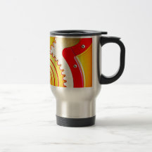 Colourful Gear Art Print Mug