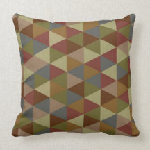 Colourful Geometric Pillow