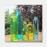 Colourful Glass Bottles Magnet