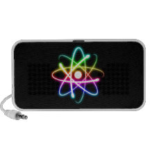 Colourful Glowing Atom - Speaker