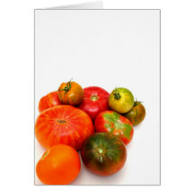 Colourful Heirloom Tomatoes Card