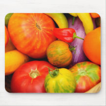 Colourful Heirloom Tomatoes Mouse Pad