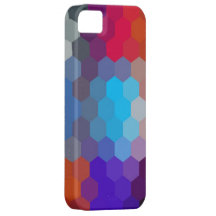 Colourful hexagonal seamless graphic