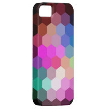 Colourful hexagonal seamless graphic
