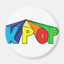 Colourful KPOP 3D Refrigerator Magnets