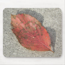 Colourful Leaf Mouse Pad