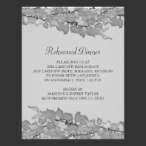 Colourful Leaves Rehearsal Dinner Invitation invitations