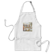 Colourful Mad Hatter's Tea Party Apron