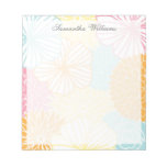 Colourful Mod Florals Memo Pad