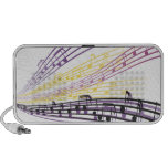 colourful music notes iPhone speaker