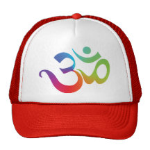 Colourful Om Gift Mesh Hats