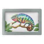 Colourful Panther Chameleon Belt Buckle