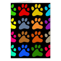 Colourful Paws Cards